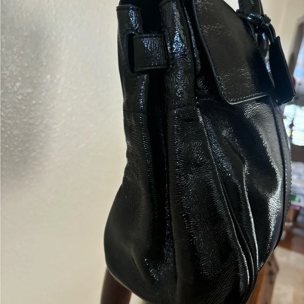 Mulberry Glossy Black Satchel purse - Picture 5 of 12